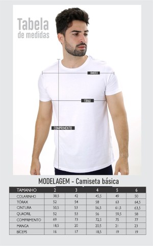 Camiseta Henley Branca possui botões frontais que garante um visual mais alinhado - Foto 6