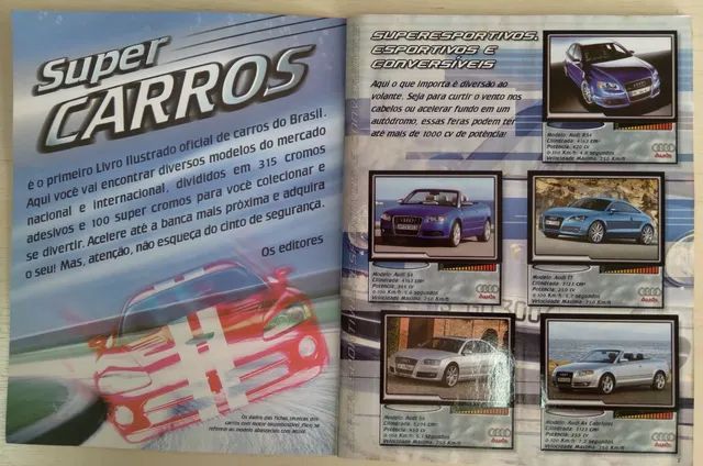  Álbum de figurinhas SUPER CARROS - Foto 2