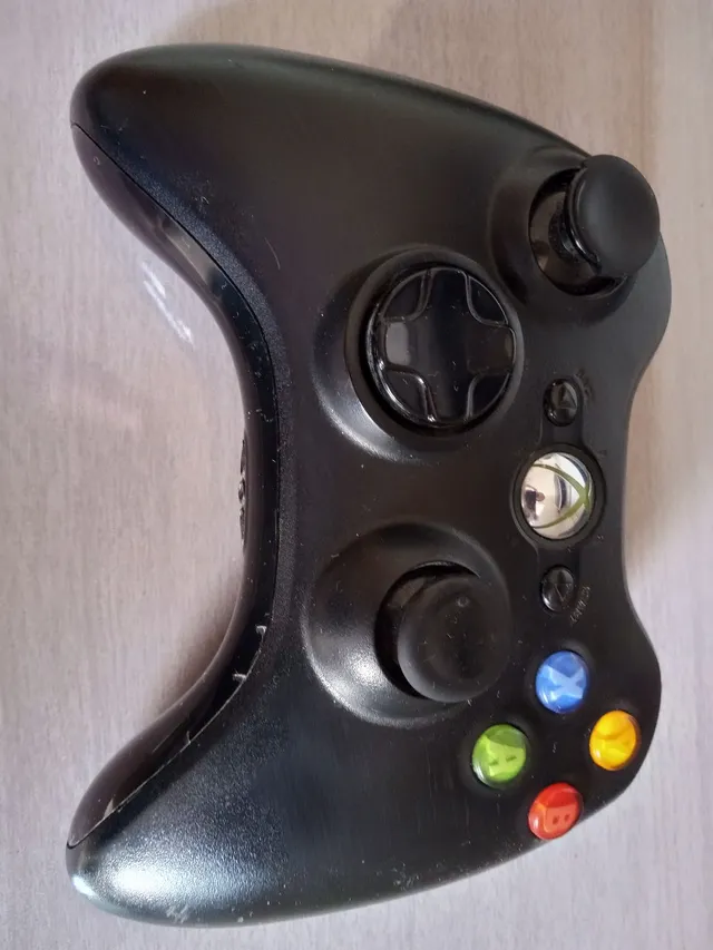 Controle xbox 360 Slim pc Notebook Celular Com Fio Joystick - Supreo