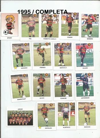 figurinhas sporte clube 1995