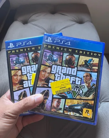 Jogo GTA V PS4 - Grand Theft Auto V Premium Edition - PS5 Retrocompatível