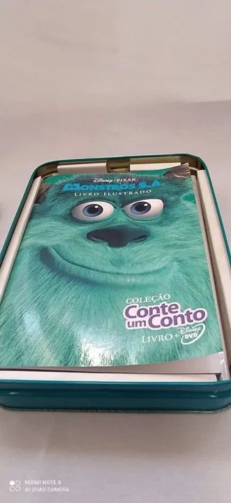 Dvd + Livro Monstros S.A. Coleção Conte um Conto Disney Colecionador  - Foto 6