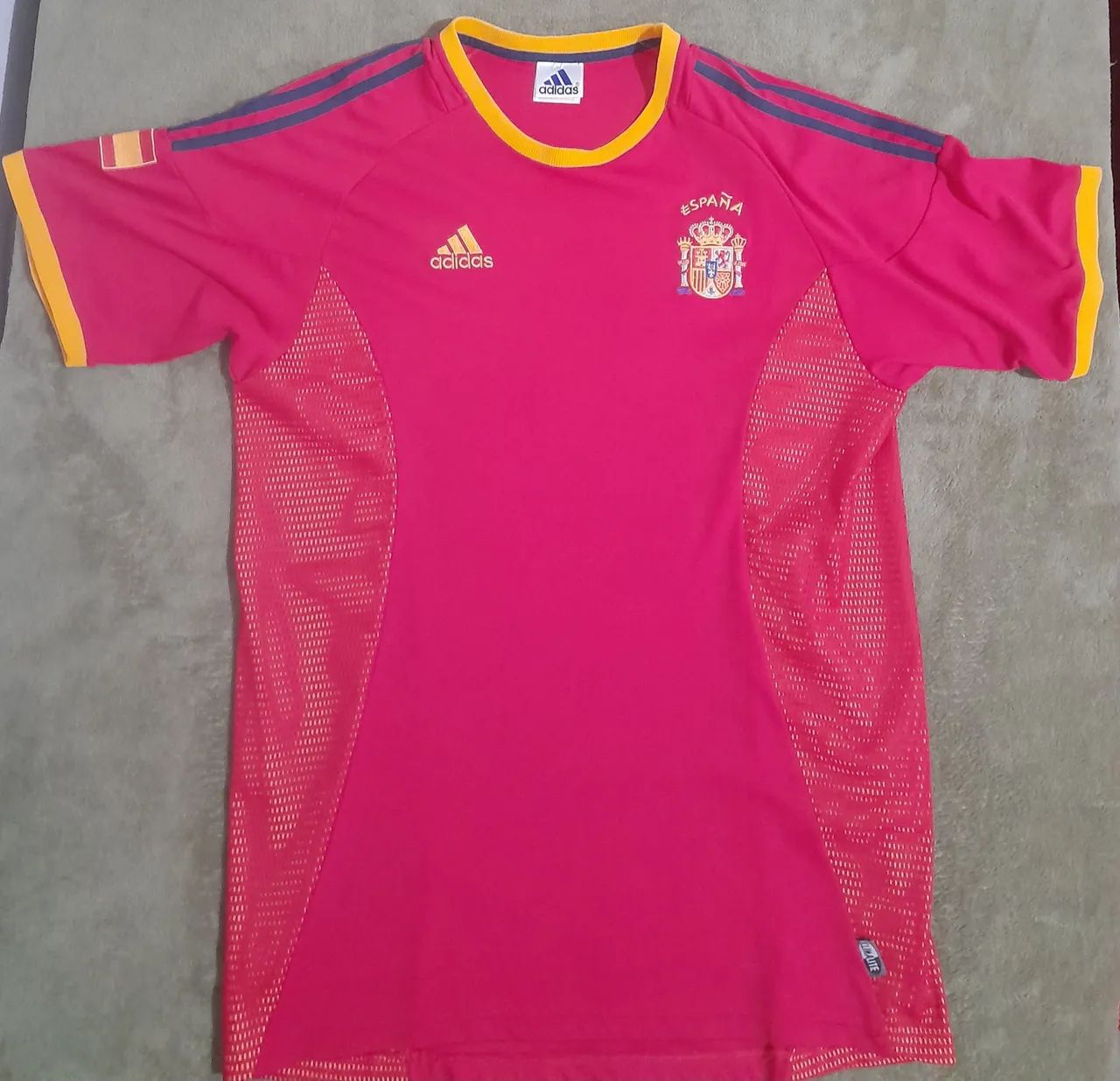 Camisa seleção Espanha 2002 G Leia descrição!