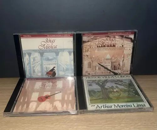 Cd: Jóias Da Música 3 Volumes + Heitor Villa-lobos