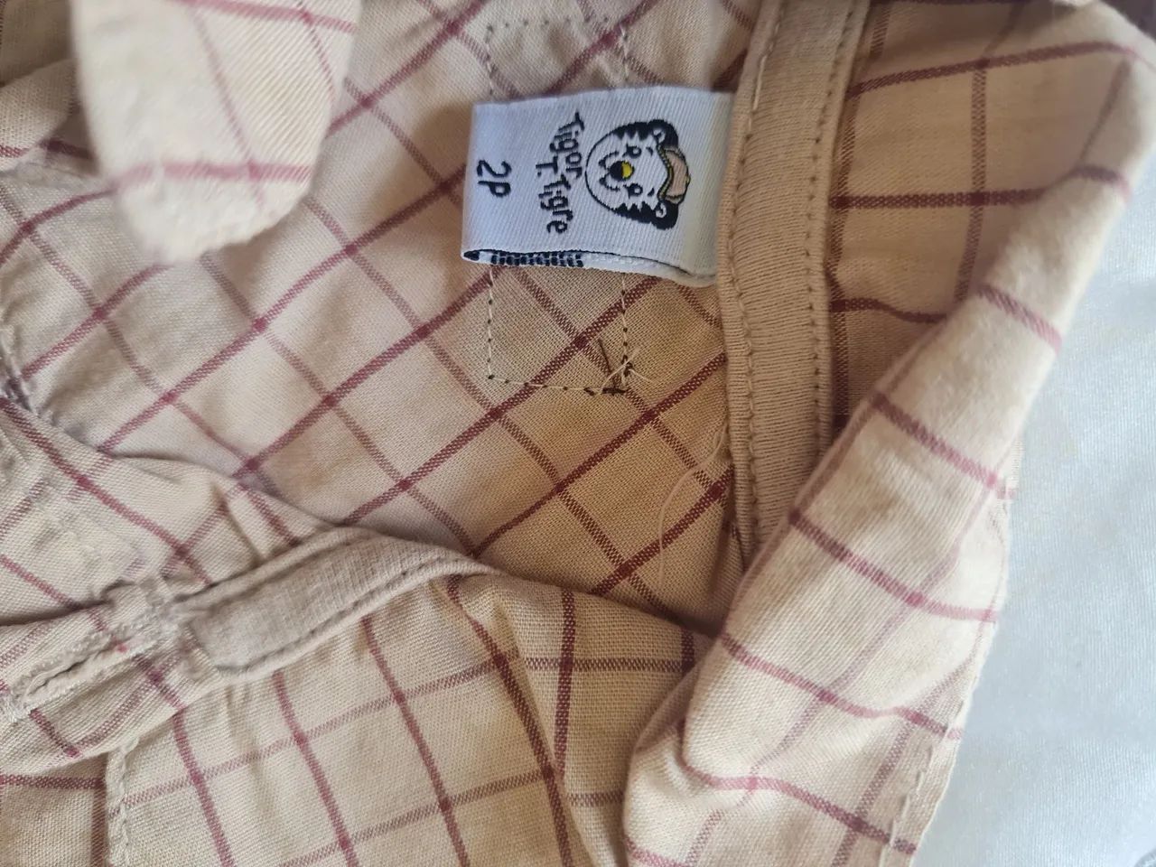 Tigor tigre 2 Camisas Manga Curta Bebê - Tamanho 1p e 2p Tigor  - Foto 2