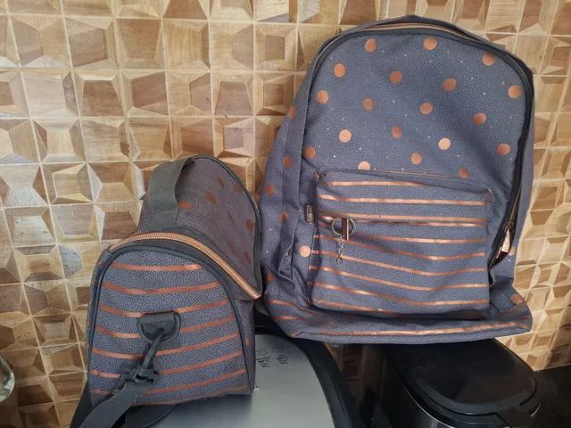 Mochila e Lancheira de Poa Tilibra Esportes e gin stica