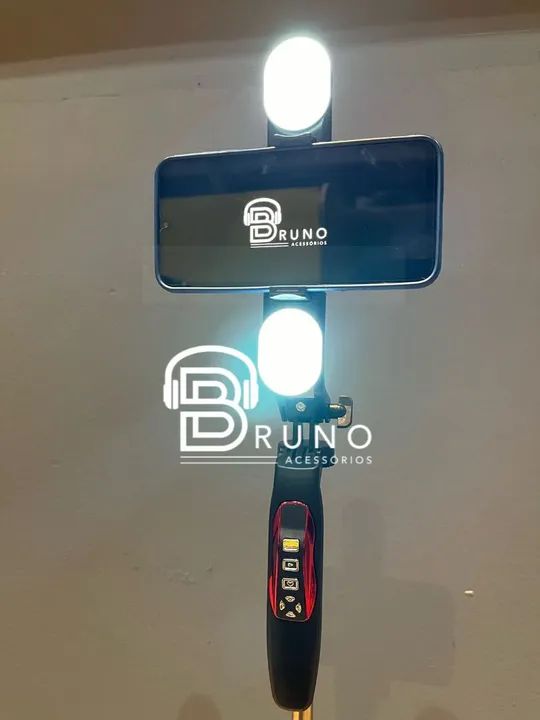 Bastão pau de selfie com tripé de 1.80 metros. - Foto 4