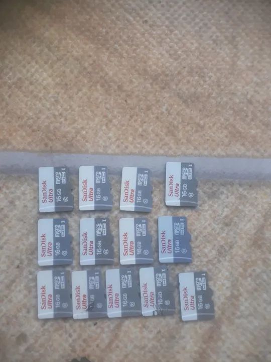 12 Cartões de Memória Sandisk Ultra 16GB - Foto 2
