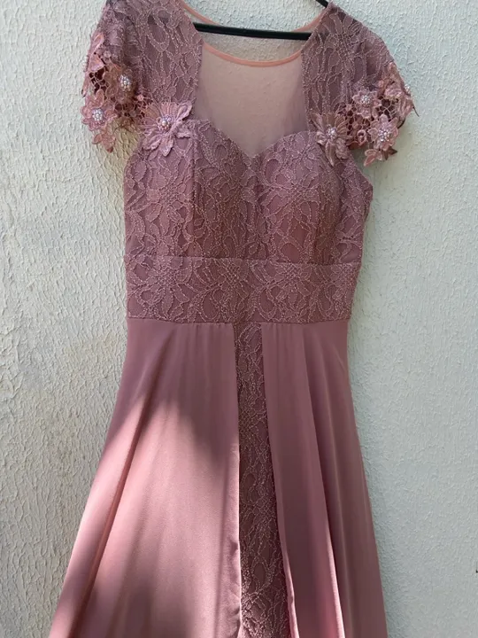 Vestido de festa longo plus size (tam. 48)