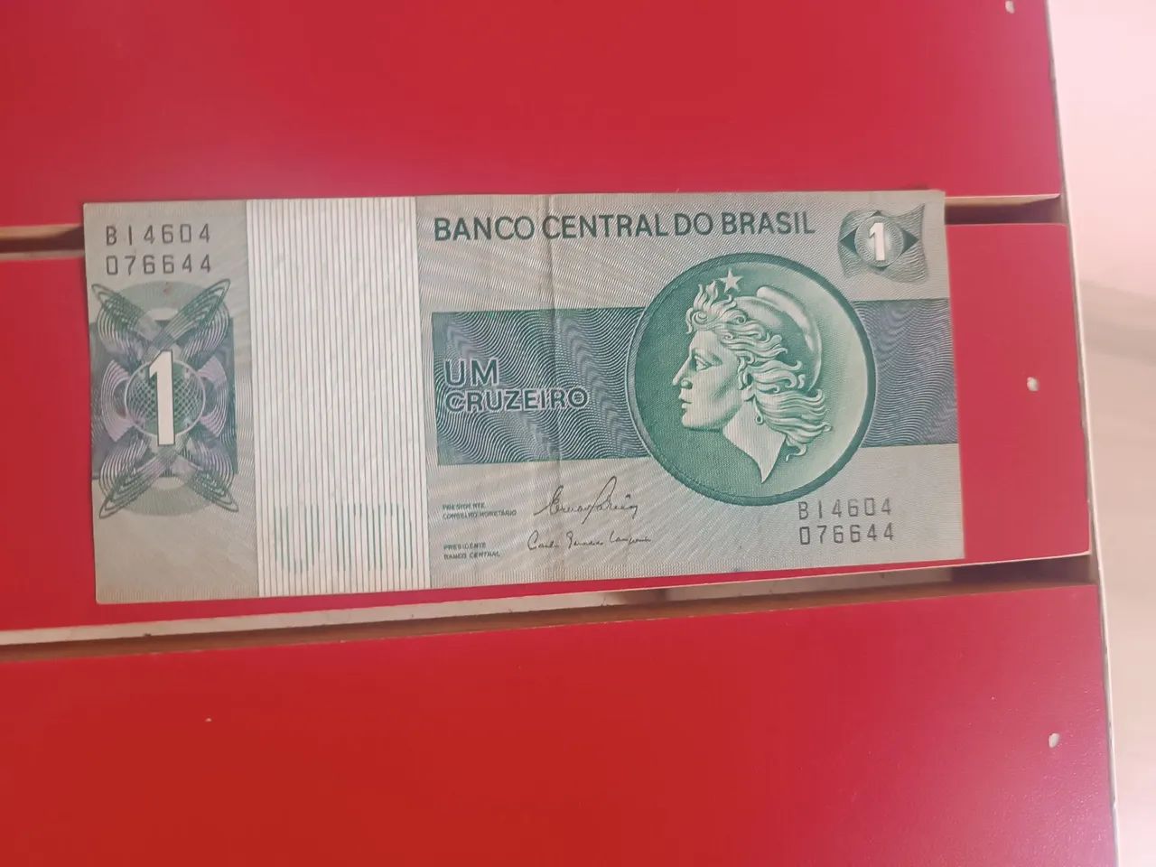Nota de 1 Cruzeiro do Brasil - Foto 2