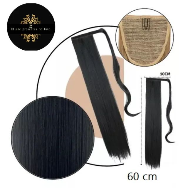 Rabos de cavalo de cabelo bio humano  - Foto 2