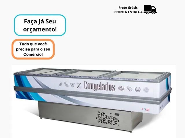 Ilha 2M Polar Branca 110/220v