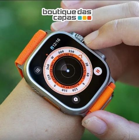 relogio Smartwatch Series s9 Ultra max + 7 Pulseiras de Brinde - Foto 3