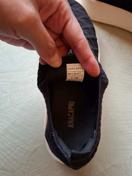 Tênis casual novo Anacapri tamanho 35 super confortável nunca usado - Foto 6