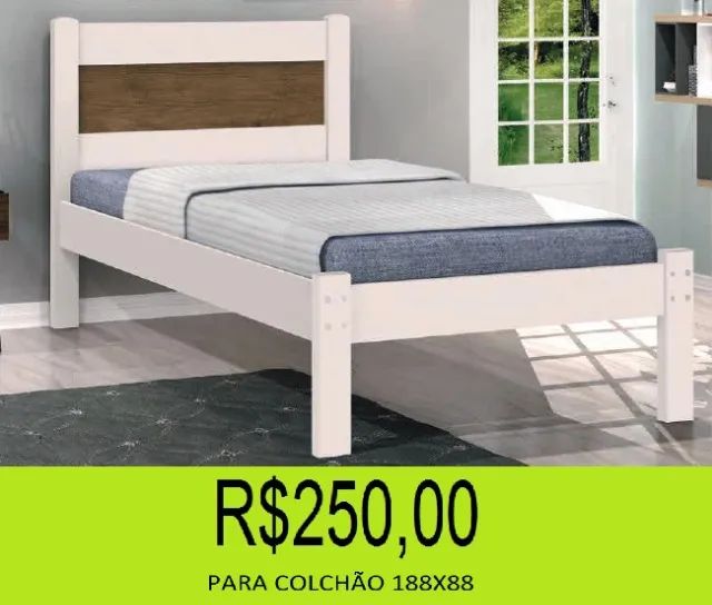 Cama de solteiro a pronta entrega  - Foto 3