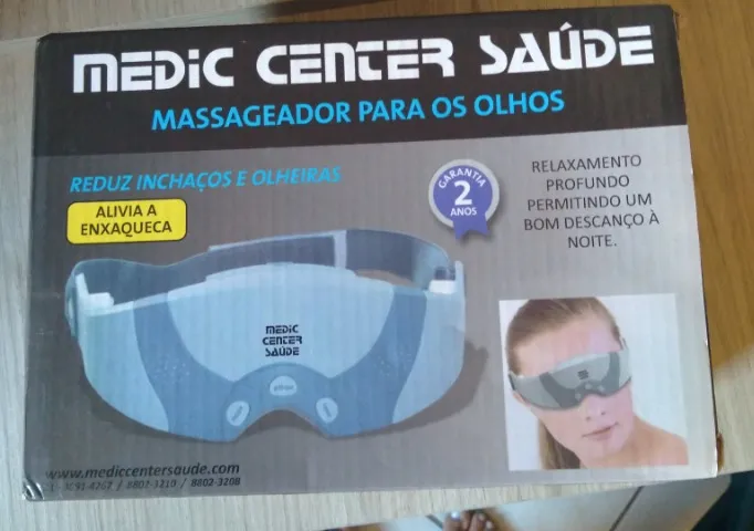 Massageador para os olhos da Medic Center Saúde.
