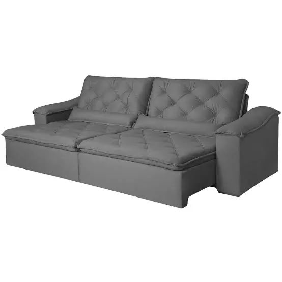Sofá Retrátil e Reclinável 2,50m Decor p766