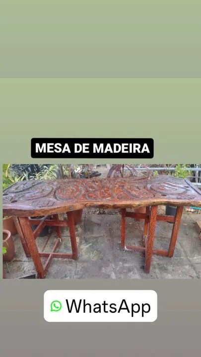 Mesa de madeira maciça64341728214017120