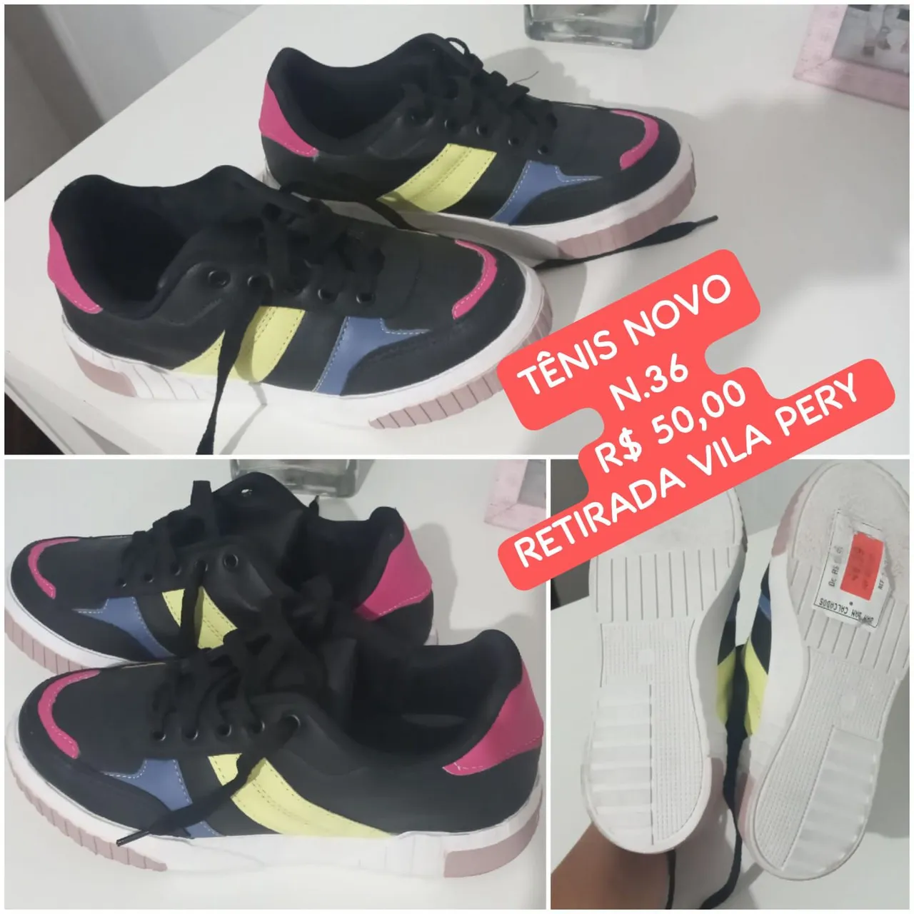 Sapatilha Santa Lolla Verde 37 Nova tênis n.36