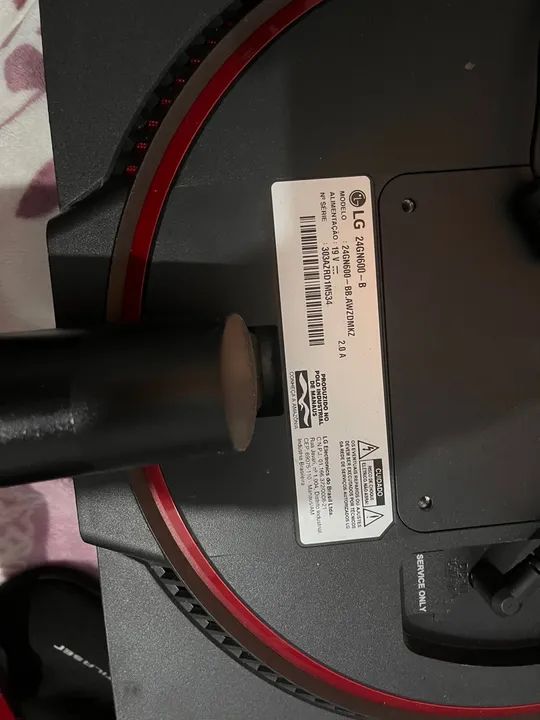 Monitor LG com tela quebrada - Foto 2