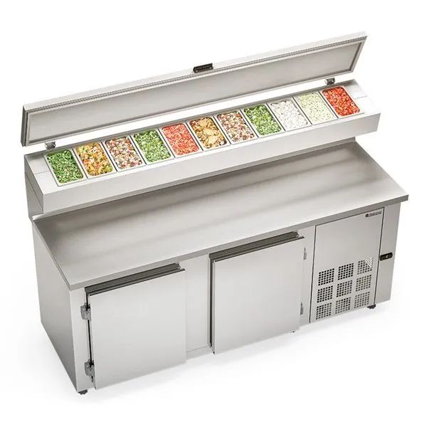 Balcão Frigorífico Condimentaria GBPZ-200T c/ Tampa Basculante