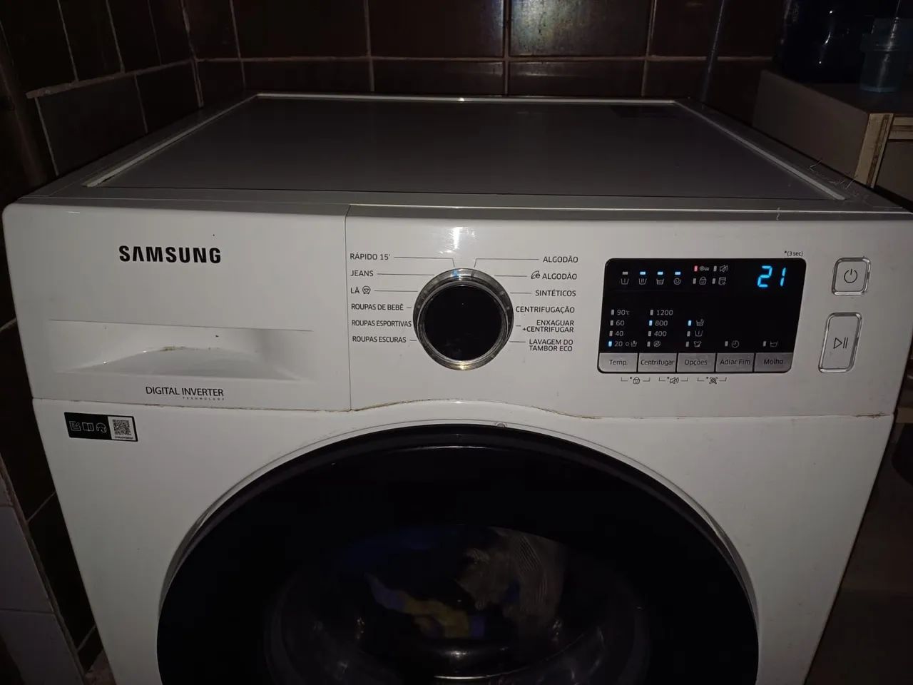 Máquina de Lavar Samsung (em perfeito estado) - 10kg