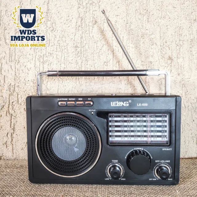 Radio Am / Fm Usb  Retrô Vitage Recarregável - Foto 4