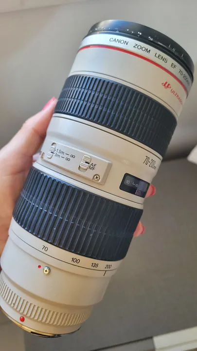 Lente 70 200 2.8 canon