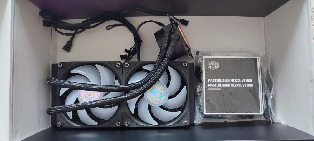 Water Cooler 240mm Cooler Master Masterliquid ML240L V2 RGB - Foto 2