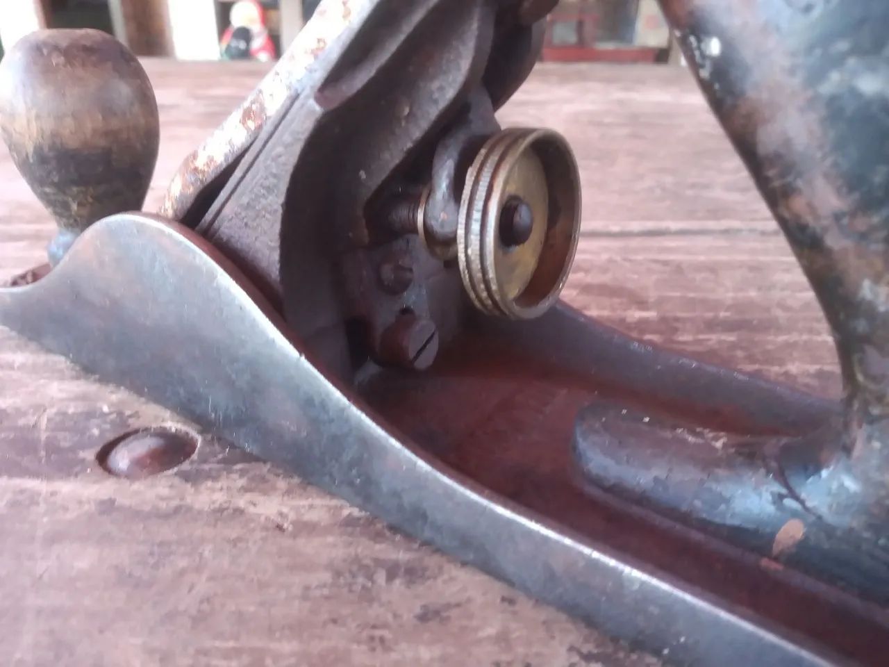 Plaina de madeira antigo - Foto 5