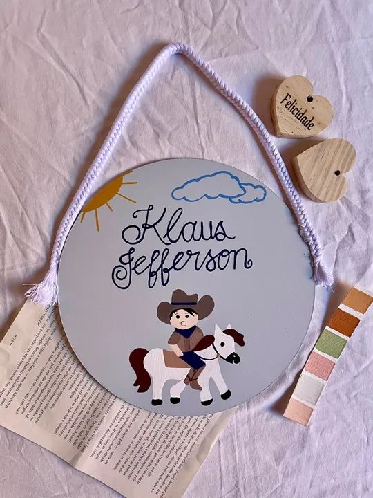 Porta maternidade Personalizado - Foto 4
