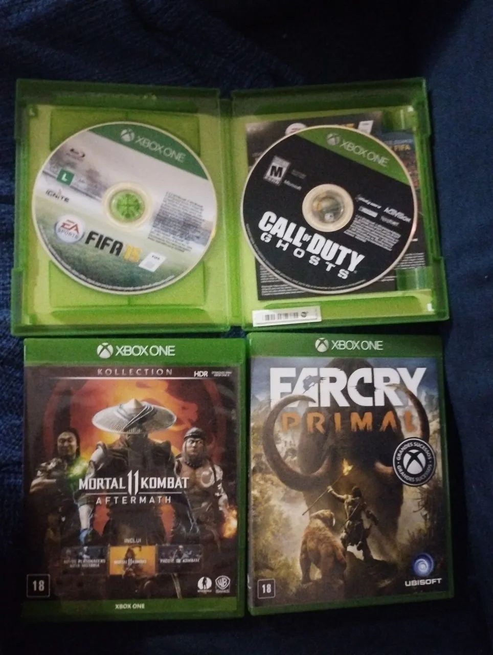 Kit 4 Jogos Xbox One - Originais (Mídia Física)
