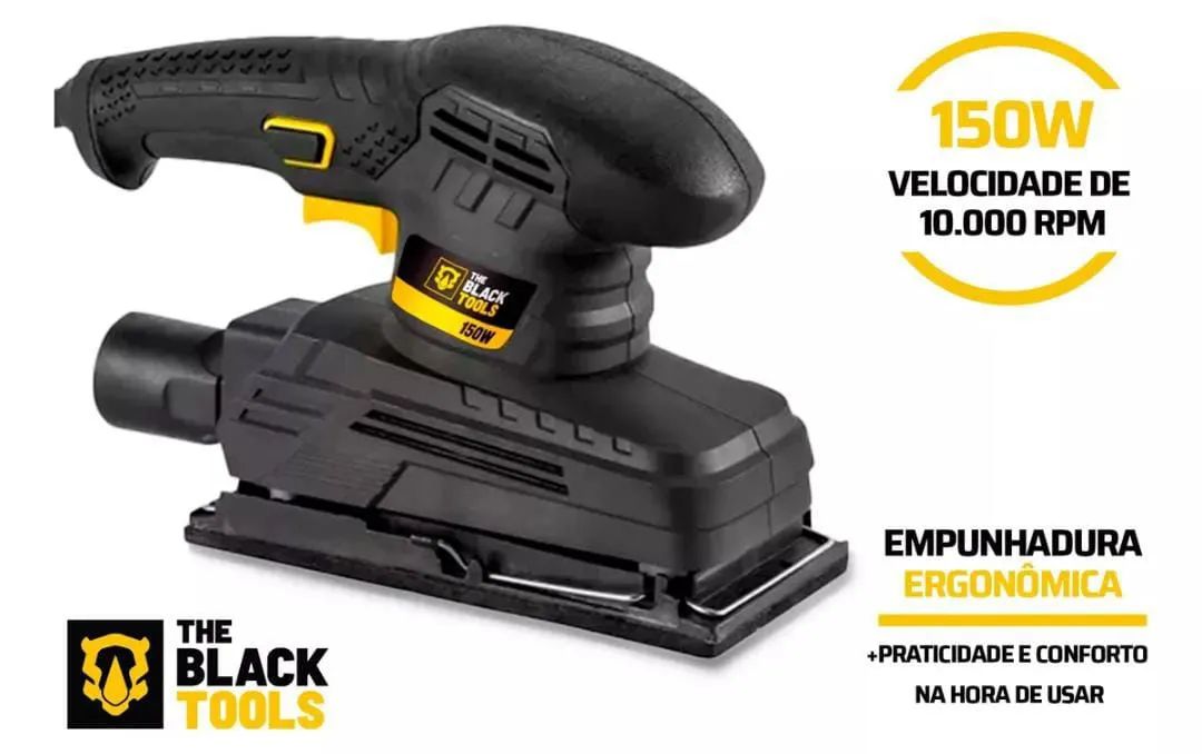 Lixadeira Orbital Black Tools 150W 127v