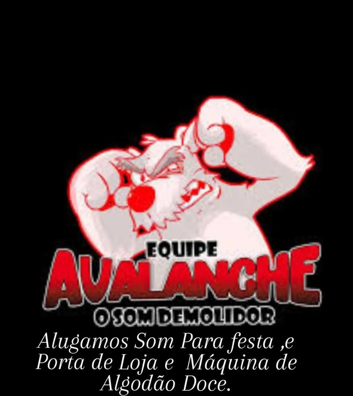 Aluguel de som e máquinas de algodão doce e pula pula