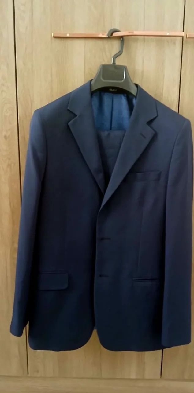 Terno slim azul marinho 
