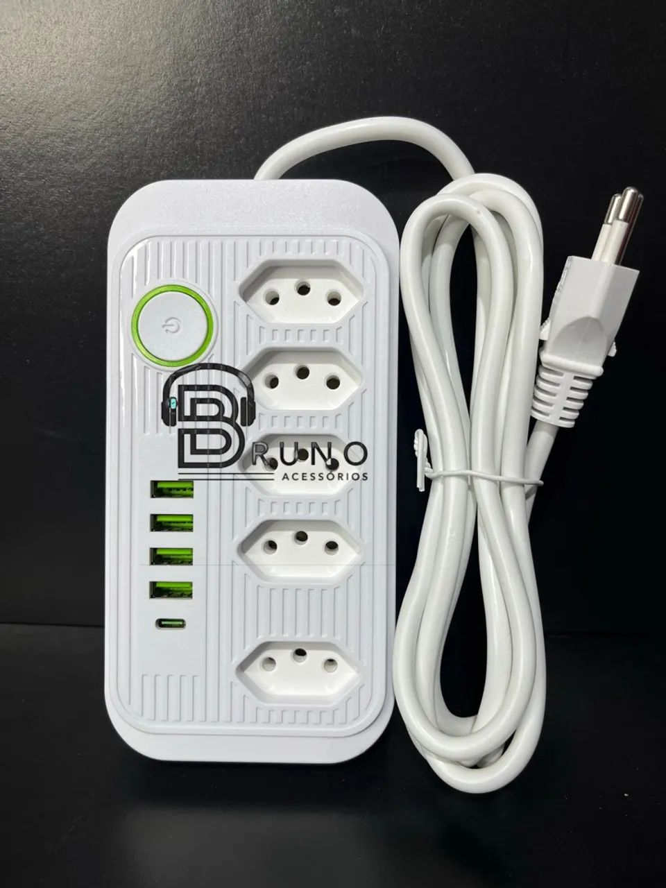 Extensão USB e Tomadas 