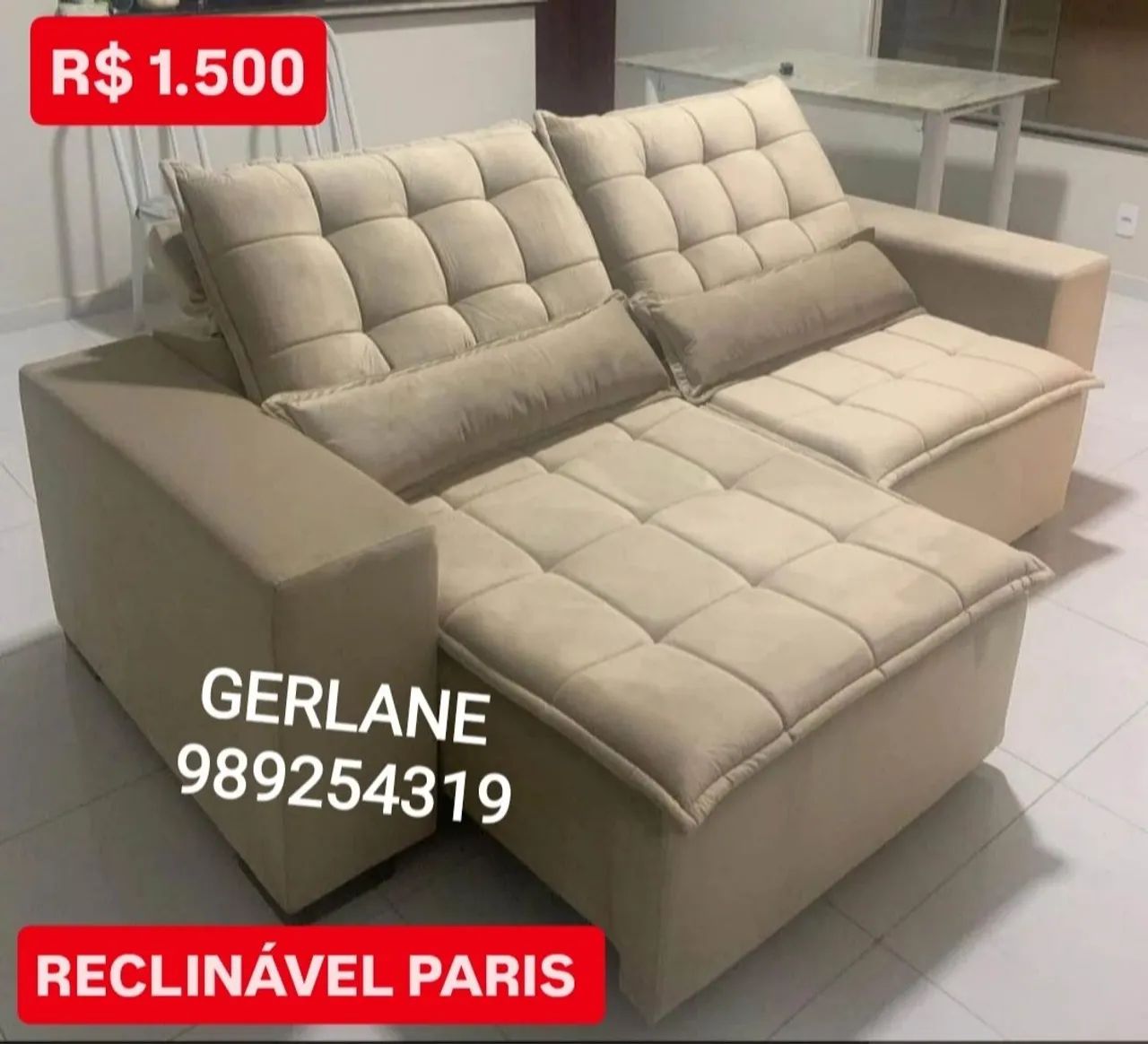 SOFÁ RETRÁTIL E RECLINÁVEL  - Foto 5