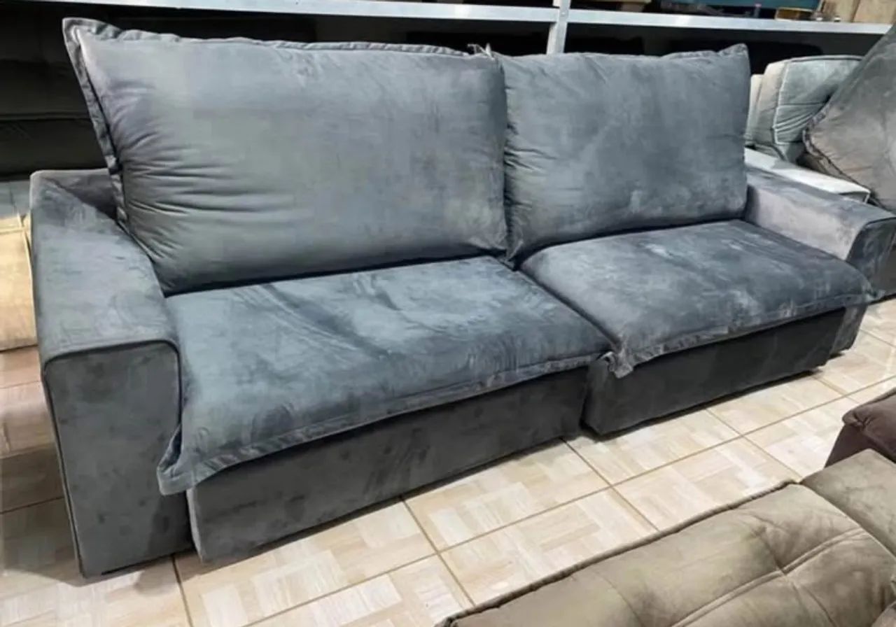 Sofá Retrátil e Reclinável 2.90m NOVO ( PROMOÇÃO ÚLTIMA PEÇA ) 