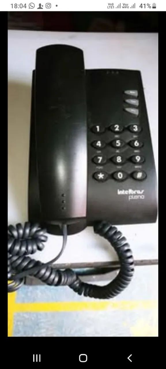 Telefone Fixo Intelbras Pleno