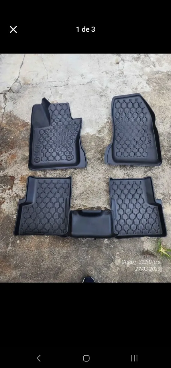 Jogo de Tapetes tipo concha para Jeep Renegade