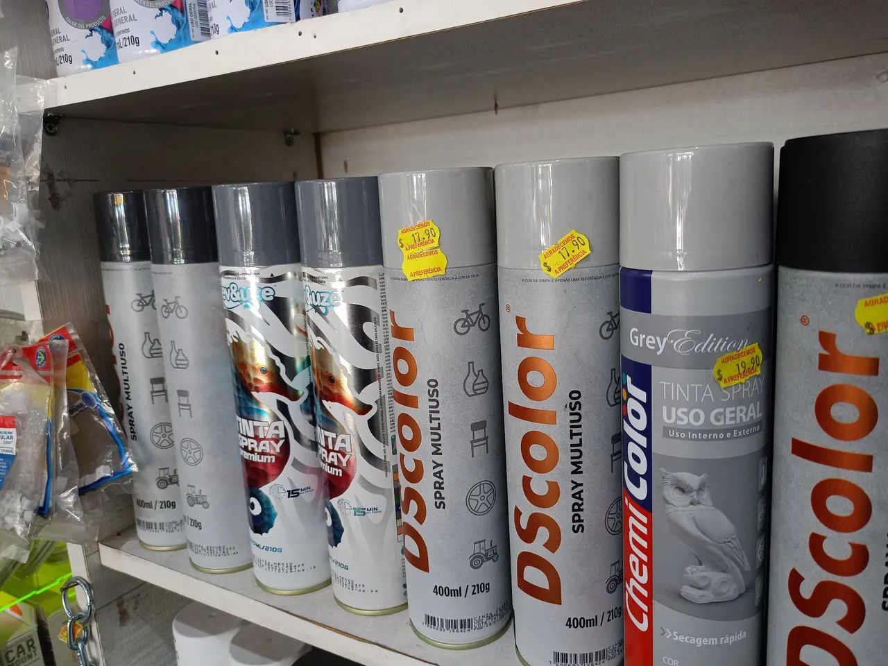 Spray preto ,bco, cinza 17.90 entregamos. - Foto 3
