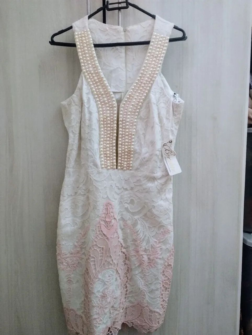 Vestido casamento (detalhes bordado com pérolas)