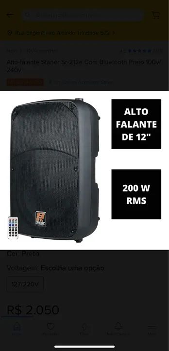 Caixa Ativa SR Staner 12 (estado de nova) - Foto 4