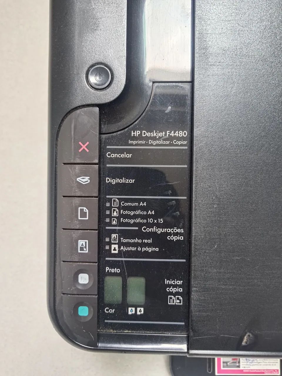 Multifuncional HP Deskjet F4480 Jato de Tinta - Foto 4