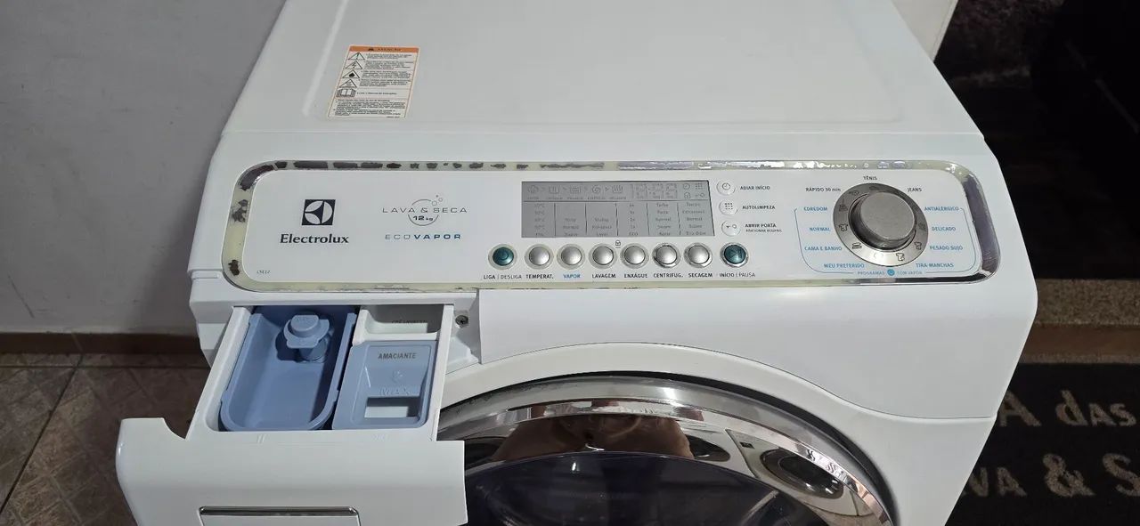 Lava e Seca Electrolux 12kilos 127v lava até edredon revisada higienizada com garantia  - Foto 6