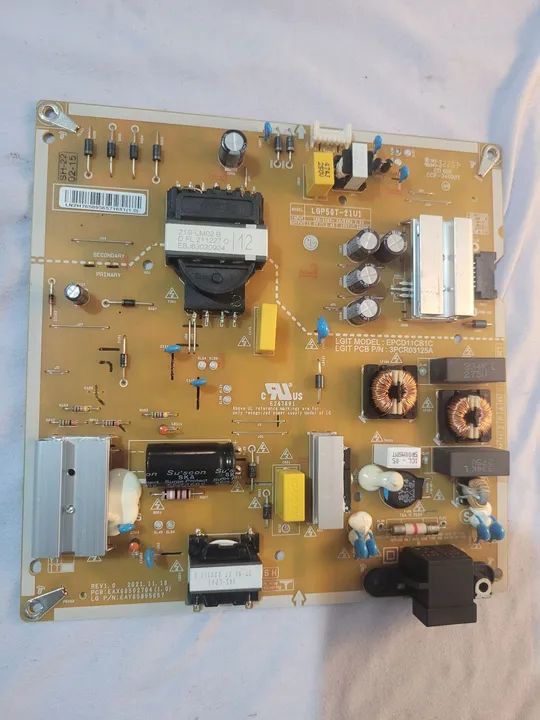 Placa fonte tv lg 50uq8050 eax69502704(1.0) funcionando perfeitamente.  - Foto 3