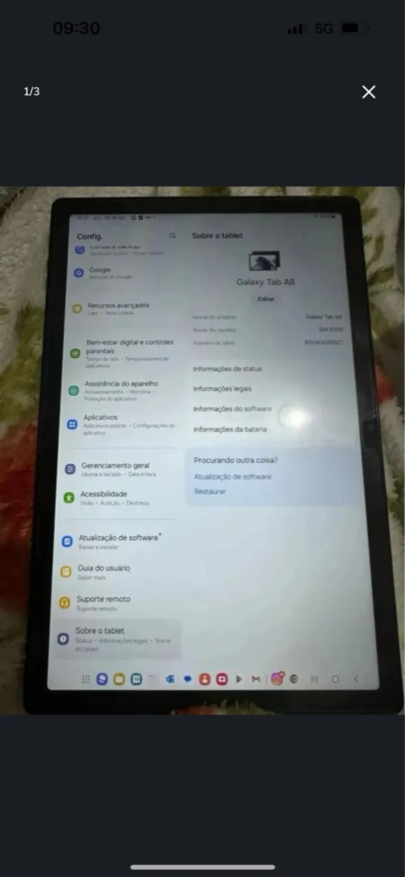 Tablet Samsung Galaxy Tab A8
