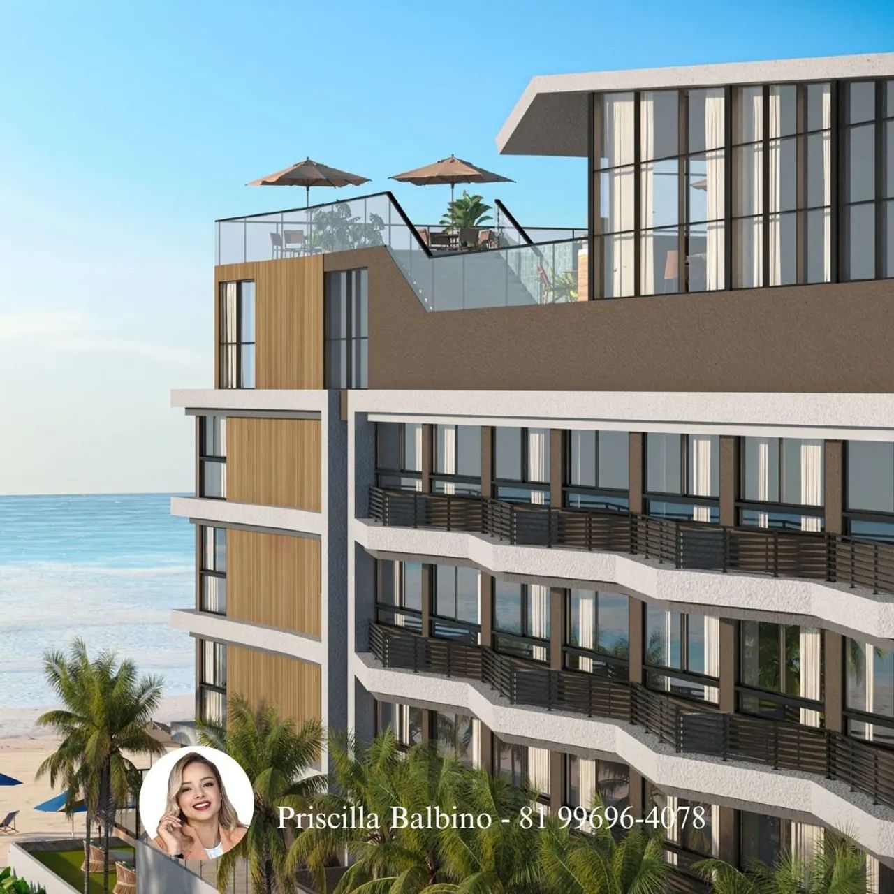 Flats beira-mar Porto de Galinhas | Porto Algarve Beach | lazer completo e alta rentabilid - Foto 6