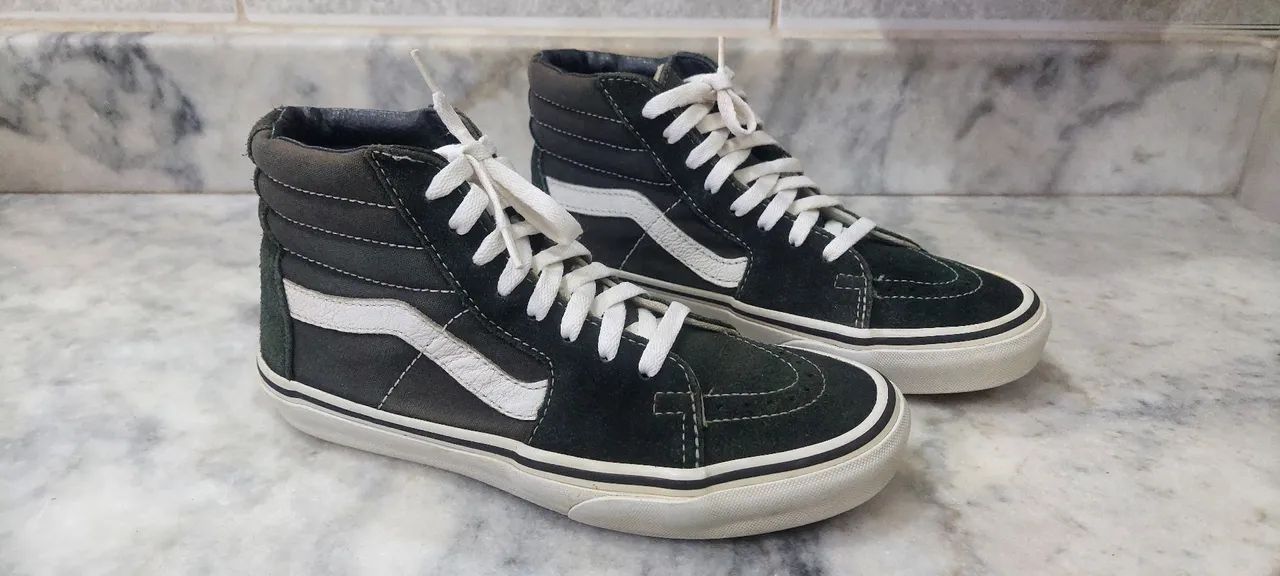 Tênis Vans Sk8-hi Black White