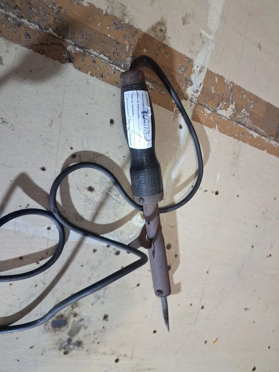 Ferro de Solda Elétrico Industrial antigo. funcionado  - Foto 3